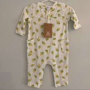Corn 🌽 One-Piece Playsuit - Soft Bamboo Blend
